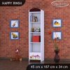 Regál Happy RW04 - včelka (Barva bílá)
