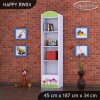 Regál Happy RW04 - včelka (Barva bílá)