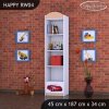Regál Happy RW04 - závod (Barva bílá)