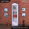 Regál Happy RW04 - veselý medvídek (Barva bílá)