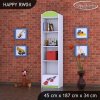 Regál Happy RW04 - závod F1 (Barva bílá)