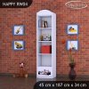Regál Happy RW04 - formule (Barva bílá)