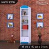 Regál Happy RW04 - zamilovaný medvídek (Barva bílá)
