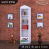 Regál Happy RW04 - zoo (Barva bílá)