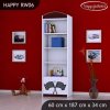 Regál Happy RW06 - ferrari (Barva bílá)