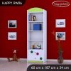 Regál Happy RW06 - barevný želvík (Barva bílá)
