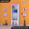 Regál Happy RW06 - princ a princezna (Barva bílá)