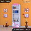 Regál Happy RW06 - princezna a jednožec (Barva bílá)
