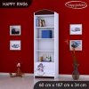 Regál Happy RW06 - monster toralei (Barva bílá)