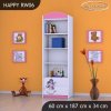 Regál Happy RW06 - monster toralei (Barva bílá)