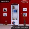 Regál Happy RW06 - super man (Barva bílá)