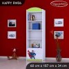 Regál Happy RW06 - super man (Barva bílá)
