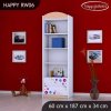 Regál Happy RW06 - veselý medvídek (Barva bílá)