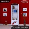 Regál Happy RW06 - závod F1 (Barva bílá)