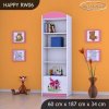Regál Happy RW06 - začarovaný domeček (Barva bílá)