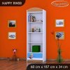 Regál Happy RW08 - čarodějka (Barva bílá)