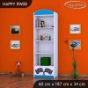 Regál Happy RW08 -ferarri (Barva bílá)