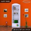 Regál Happy RW08 - slon s balónkem (Barva bílá)