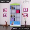 Regál Happy RW10 -bořek stavitel (Barva bílá)