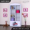 Regál Happy RW10 - velká loď (Barva bílá)