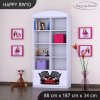Regál Happy RW10 -ferarri (Barva bílá)