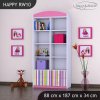 Regál Happy RW10 -barevné pásky (Barva bílá)