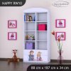 Regál Happy RW10 -princ na princezna (Barva bílá)