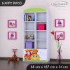 Regál Happy RW10 -lokomotiva (Barva bílá)