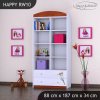 Regál Happy RW10 - pirát (Barva bílá)