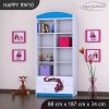 Regál Happy RW10 - vláček (Barva bílá)