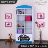 Regál Happy RW10 - policie (Barva bílá)
