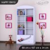 Regál Happy RW10 -super bolid (Barva bílá)