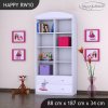 Regál Happy RW10 -super zajíček (Barva bílá)