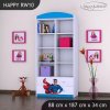 Regál Happy RW10 -superman (Barva bílá)