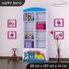 Regál Happy RW10 - veselý medvídek (Barva bílá)