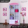 Regál Happy RW10 - začarovaný domeček (Barva bílá)