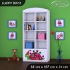 Regál Happy RW11 - barevný želvík (Barva bílá)