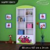 Regál Happy RW11 - barevný želvík (Barva bílá)