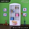 Regál Happy RW11 - medvídek s mašlí (Barva bílá)