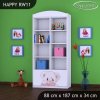 Regál Happy RW11 - medvídek se srdcem (Barva bílá)