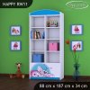 Regál Happy RW11 - motýlek (Barva bílá)