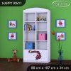 Regál Happy RW11 - vláček (Barva bílá)
