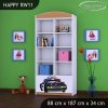 Regál Happy RW11 - policie (Barva bílá)