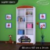Regál Happy RW11 - policie (Barva bílá)