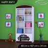 Regál Happy RW11 - policie (Barva bílá)