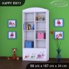 Regál Happy RW11 - slimák (Barva bílá)