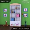 Regál Happy RW11 - slimák (Barva bílá)