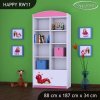 Regál Happy RW11 - veselá housenka (Barva bílá)