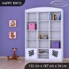 Regál Happy RW15 - auto s vlajkou (Barva bílá)