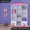 Regál Happy RW15 - medvídek s mašlí (Barva bílá)